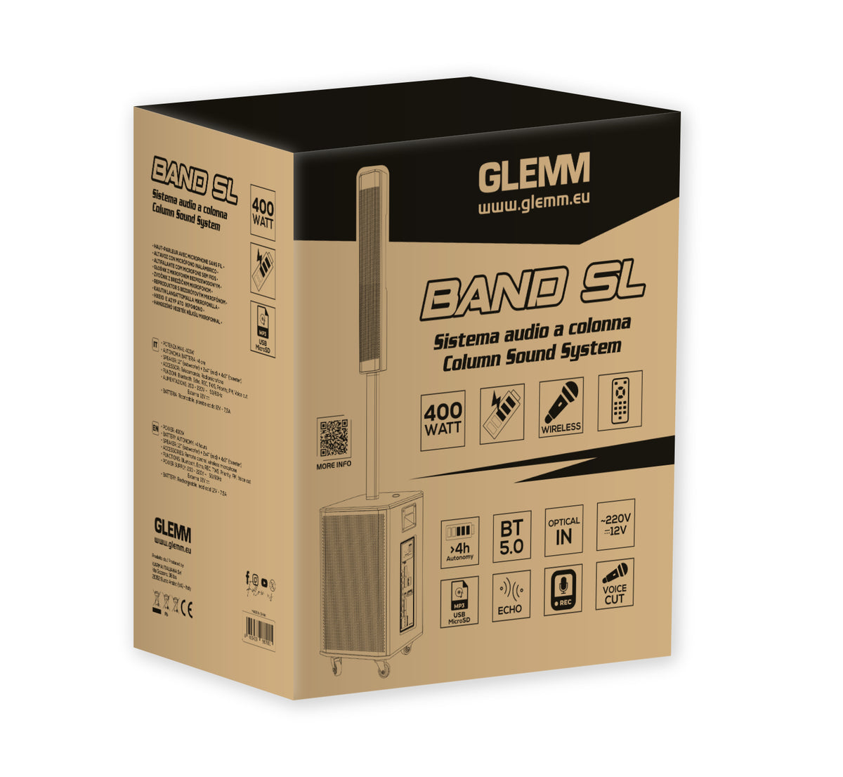 GLEMM BAND SL – aktivni zvučnik