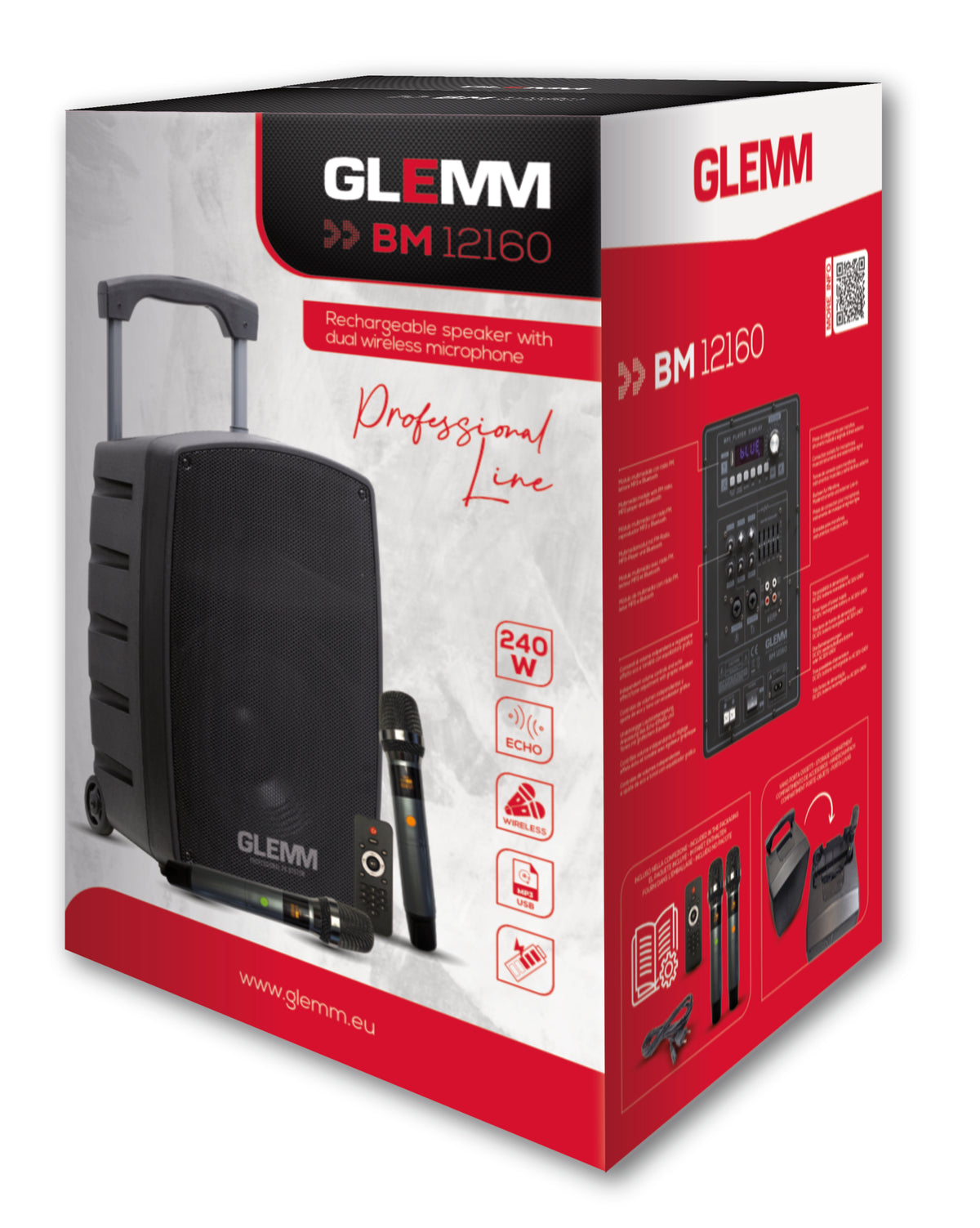 GLEMM BM 12160 – aktivni zvučnik