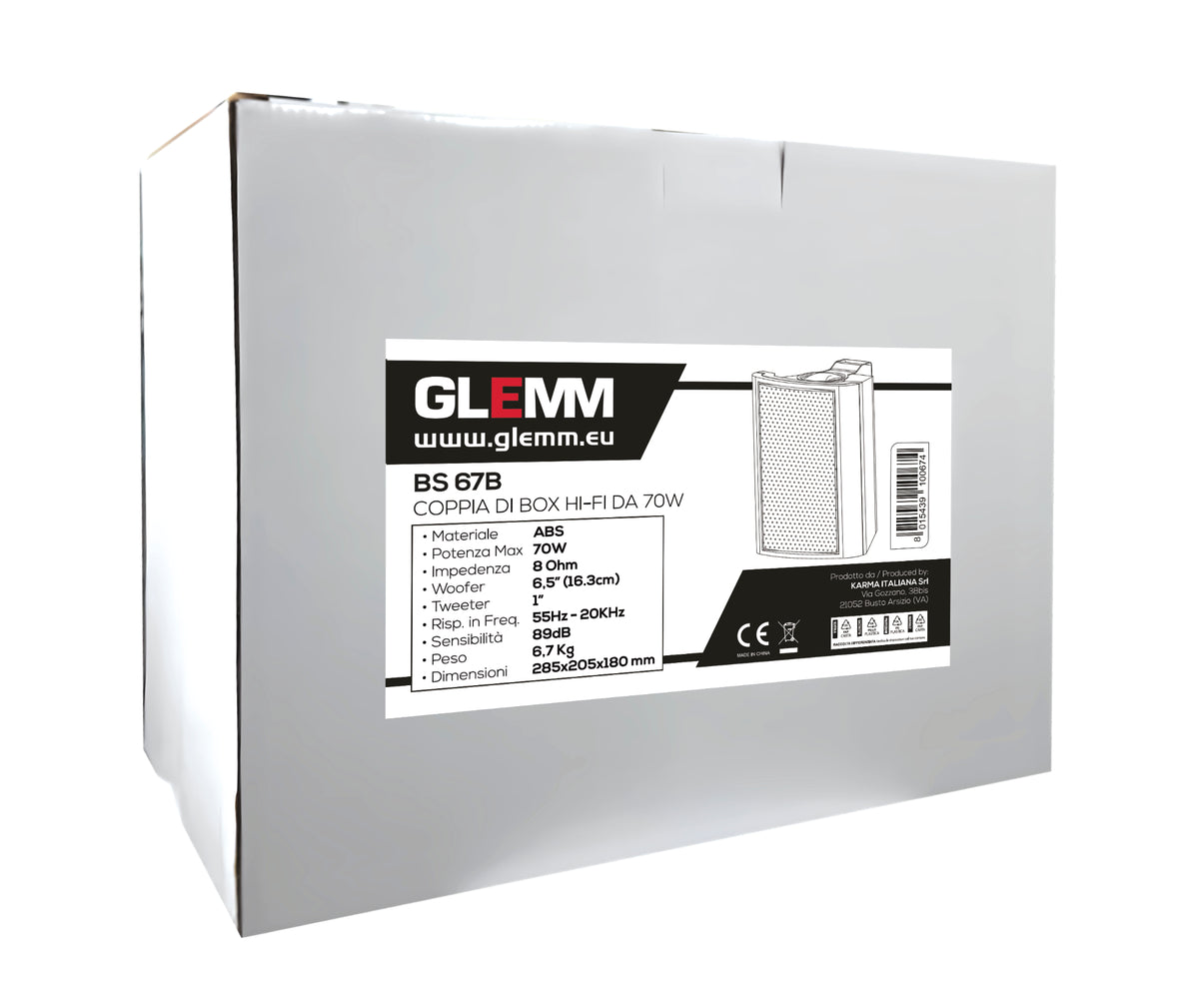 GLEMM BS 67B – pasivni zvučnik