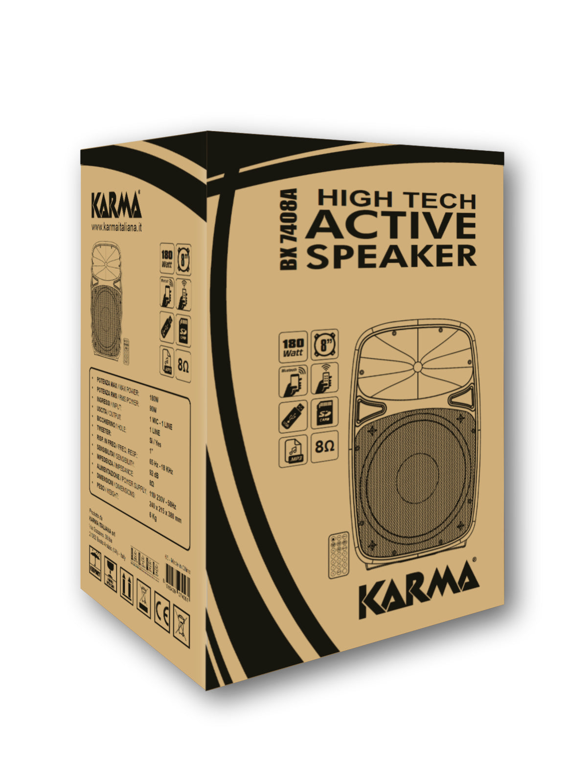 KARMA BX 7408A – aktivni zvučnik