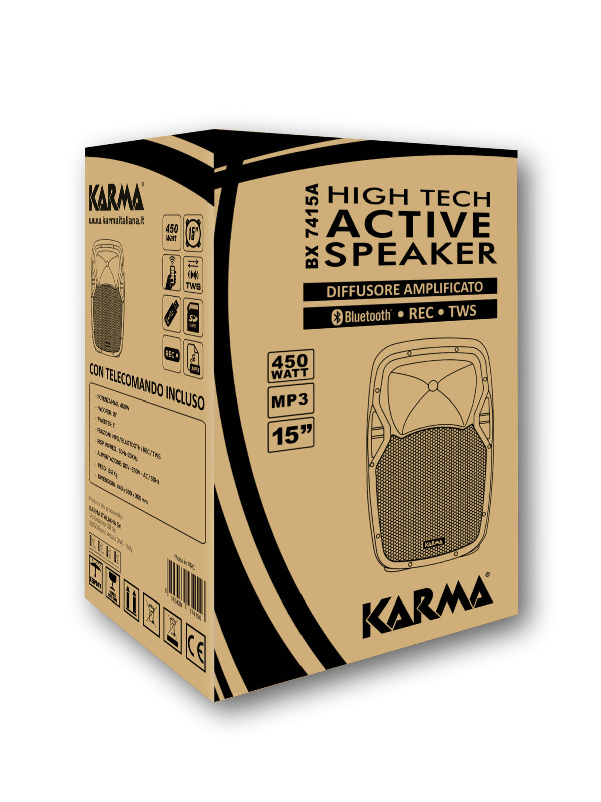KARMA BX 7415A – aktivni zvučnik
