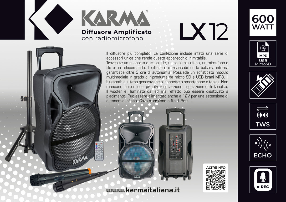 KARMA LX 12 – aktivni zvučnik