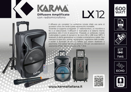 KARMA LX 12 – aktivni zvučnik