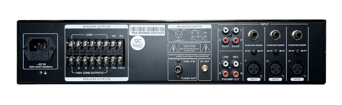 PAA 480DBZ6 – PA pojačala