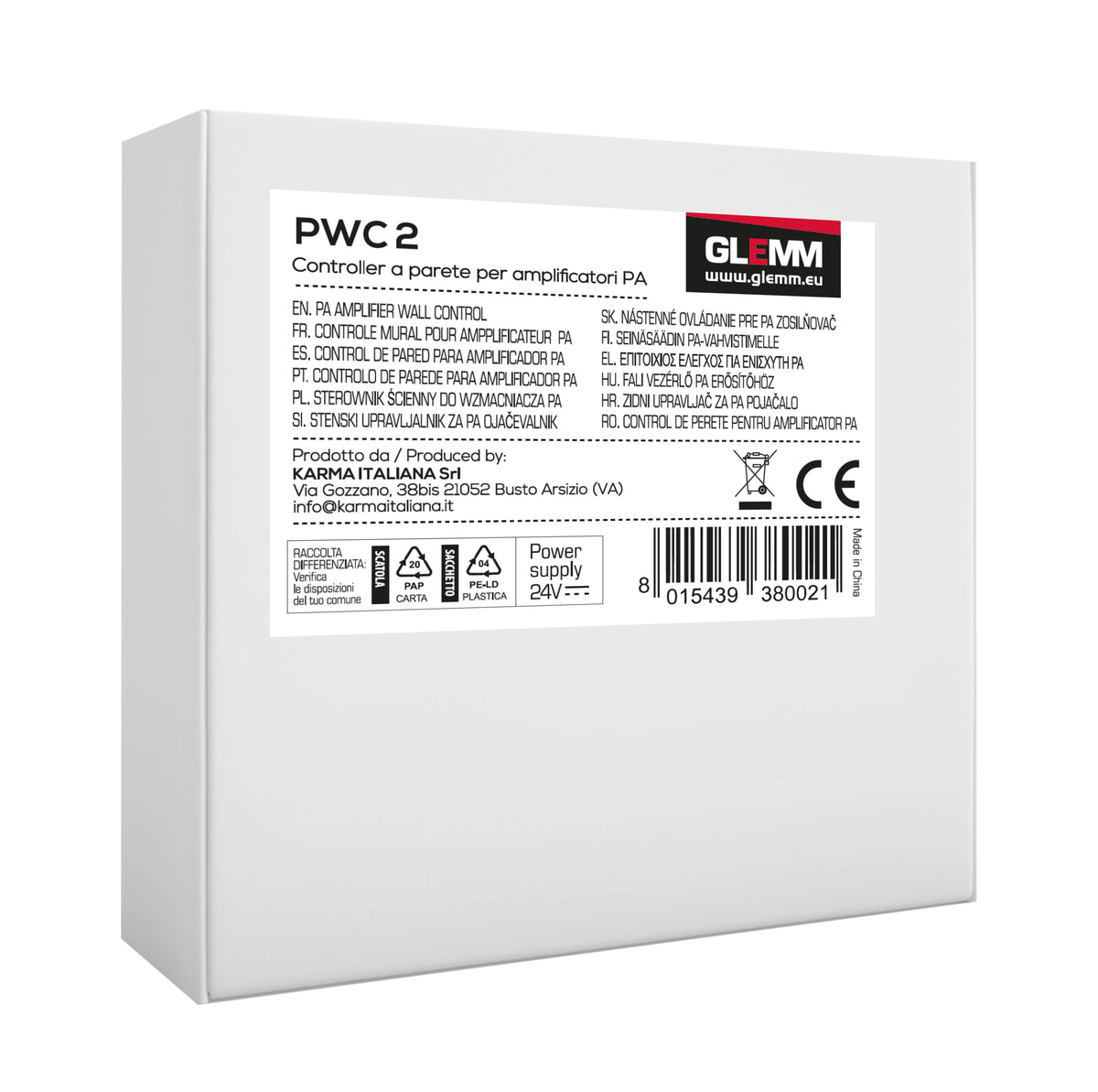 PWC 2 – Dodaci za PA sustave
