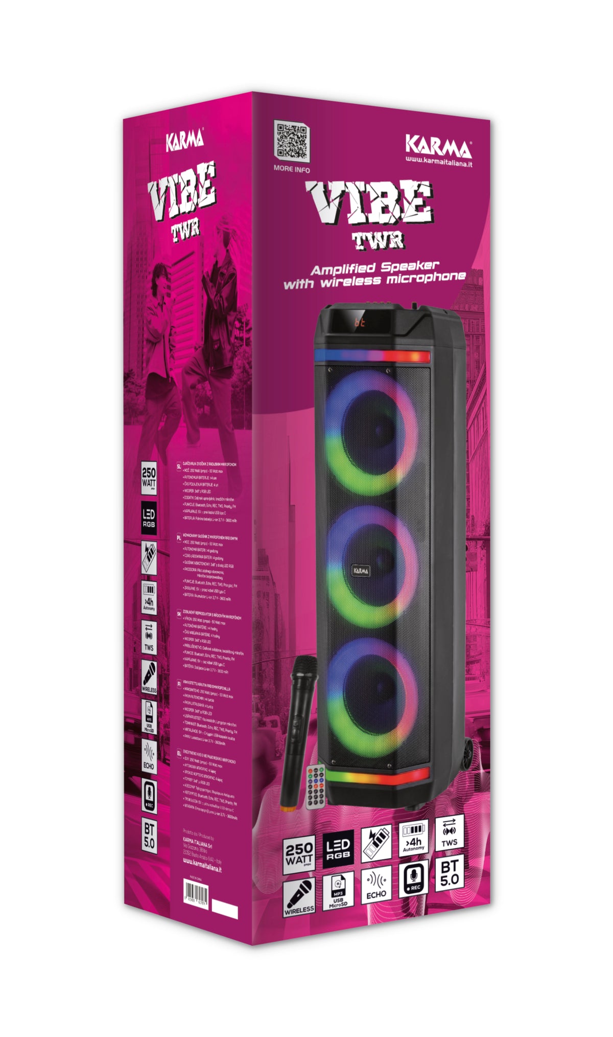KARMA VIBE TWR – aktivni zvučnik