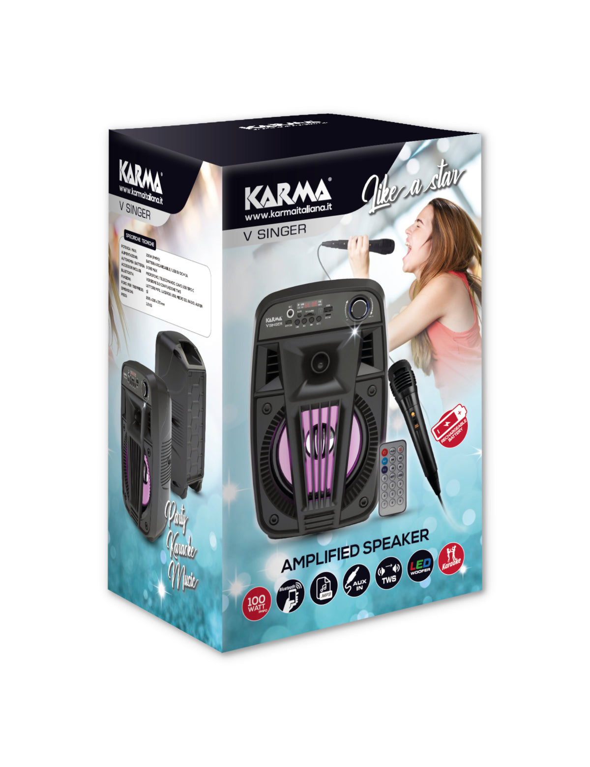 KARMA V SINGER – aktivni zvučnik